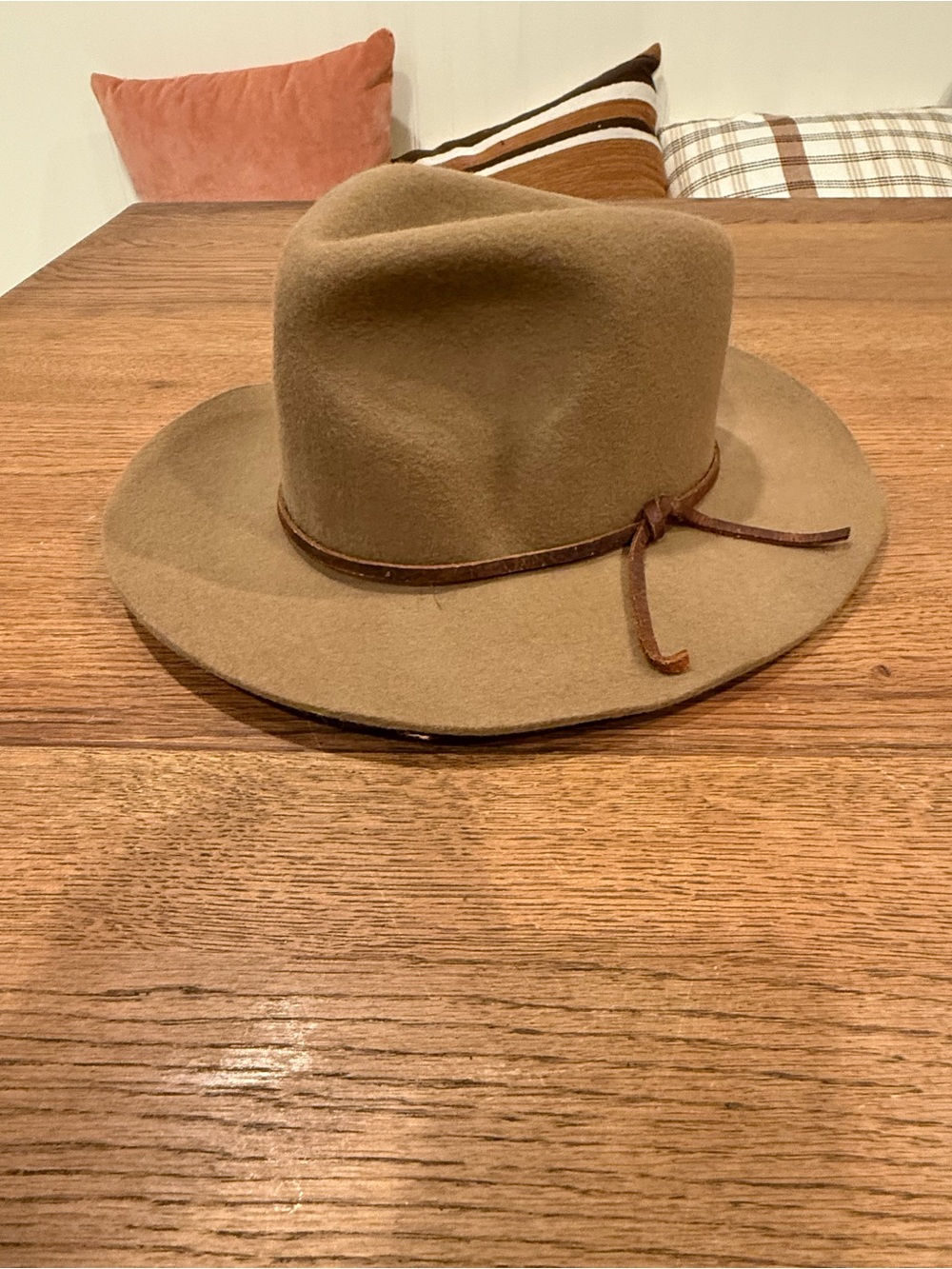 Biltmore for Madewell Women's Camel Fedora Hat Small/Medium